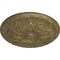 Ekena Millwork Granada Ceiling Medallion (Fits Canopies up to 4 1/4"), 15 3/4"OD x 5/8"P, Mississippi Mud Crackle CM16GAMMC - alternate 4